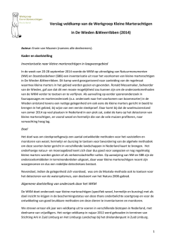 Download het verslag - Werkgroep Kleine Marterachtigen