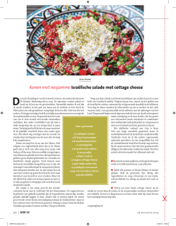 Isra&euml;lische salade - de koosjere hamvraag