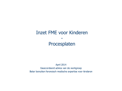 Inzet FME voor Kinderen - Procesplaten