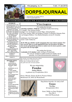 Dorpsjournaal 14-41