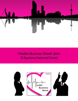 brochure - Healthbusinessweek.nl