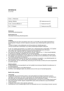 informatienota