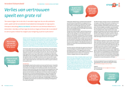 Veranderd lichaamsbeeld: verlies van vertrouwen speelt een grote rol