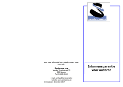 Inkomensgarantie voor ouderen