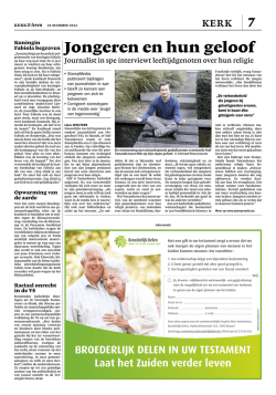 Jongeren en hun geloof