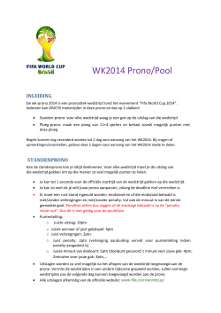 WK2014 Prono/Pool