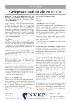 Griepbulletin 2014