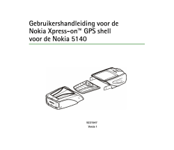 Gebruikershandleiding voor de Nokia Xpress