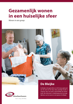Groepswonen De Bleijke