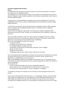 Preventieve logopedie GGD Flevoland Almere Een logopedist houdt