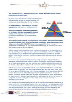 Hoe zou de Qualified Company Development