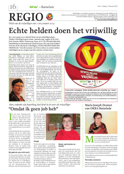 Echte helden doen het vrijwillig - beweging.net regio Midden en
