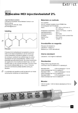 Prilocaïne HCl injectievloeistof 2%
