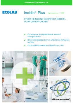 Incidin Plus Productinformatie