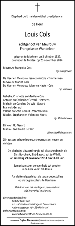 Cols Louis GvA - ingedachten.be