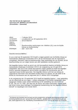 Groenlinks - Zaanstad - Stadsregio Amsterdam