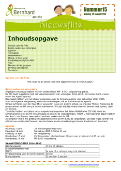 Inhoudsopgave