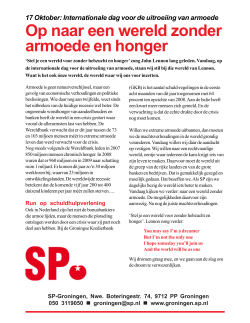 folder - SP Groningen