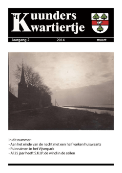 Dorpskrant maart 2014