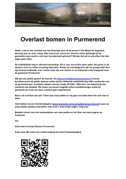 Overlast bomen in Purmerend
