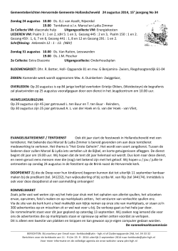 Beschikbaar (pdf) - Hervormde gemeente Hollandscheveld