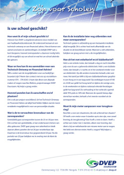 Is uw school geschikt?