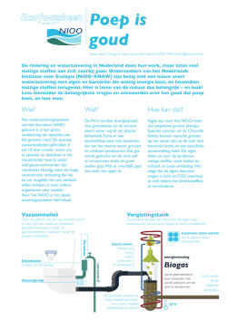 Ecofactsheet Poep is Goud - NIOO-KNAW