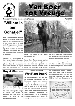 "Willem is een - Kinderboerderij Boerenvreugd