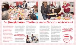In Huiskamer Tivoli is ruimte voor iedereen!