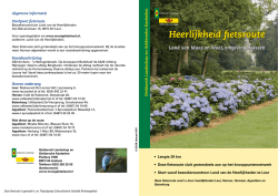 Horssen 29 km - Bezoekerscentrum Land van de Heerlijkheden