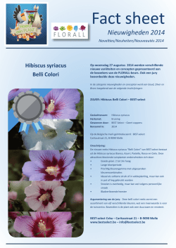 Fact sheet - GrootGroenPlus