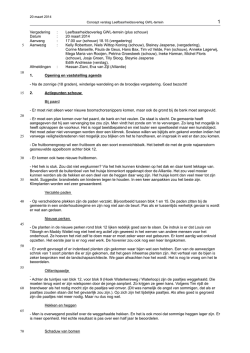 CONCEPT VERSLAG - GWL