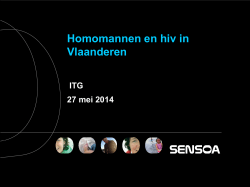 Homomannen en hiv in Vlaanderen