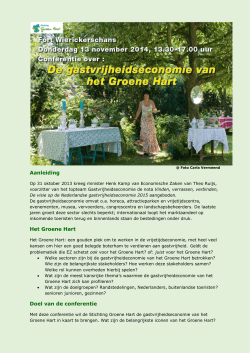 download het programma - Stichting Groene Hart