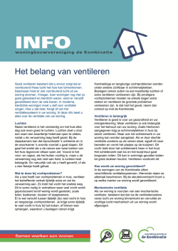 Info Het belang van ventileren