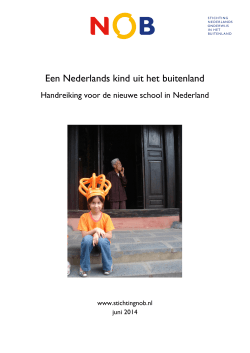 Een Nederlands kind uit het buitenland