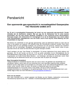 Een spannende gps-speurtocht in recreatiegebied