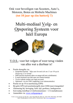 GSM-mast-triangulatie uitbreiding VOS model T d.d.