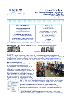 Informatiebulletin maart 2014