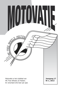 Motovatie Nr. 1 – 2013