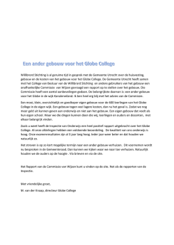 In gesprek met de gemeente. Een brief van onze
