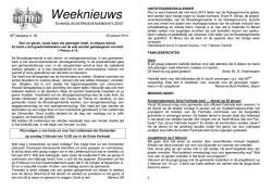 Weeknieuws - Evangelische Broedergemeente Nederland
