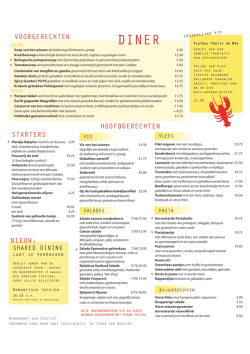 Dinerkaart NL