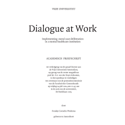 Dialogue at Work - VU-DARE Home