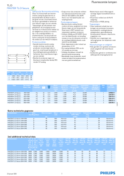 Product data sheet: MASTER TL-D Secura