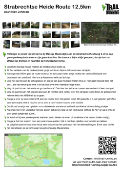 Strabrechtse Heide Route Geldrop 12,5km