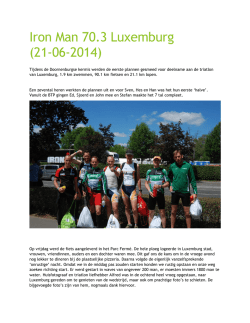 Iron Man 70.3 Luxemburg (21-06-2014)