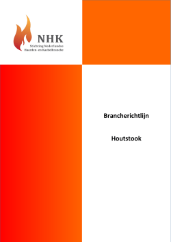 Brancherichtlijn Houtstook (PDF) - Nederlandse Haarden