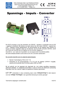 Spannings - Impuls - Converter