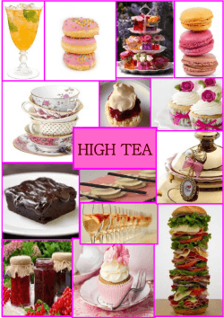 Klik hier voor onze High Tea kaart.